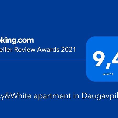 Cosy&White Apartment In Daugavpils Luaran gambar
